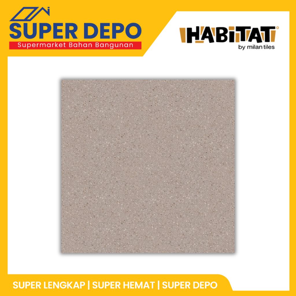KERAMIK HABITAT 50X50 CM - BRANSWELL MOCCA REC IGRIP