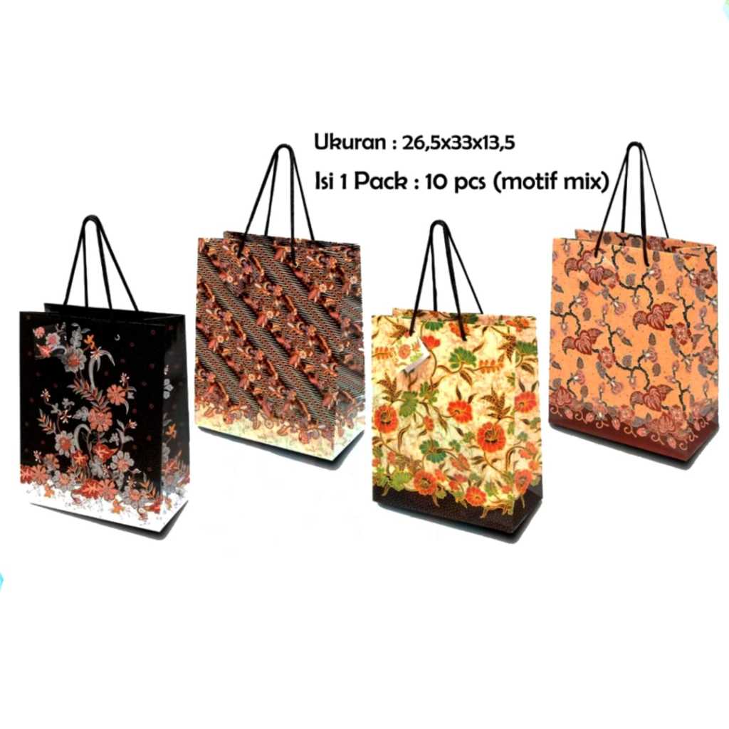 

V2_Paper Bag / Kantong Belanja Kiky Batik/Paperbag batik murah!