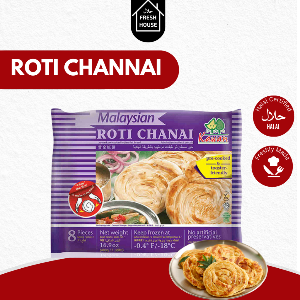 

ROTI CHANAI / ROTI CANE ISI 8 PCS