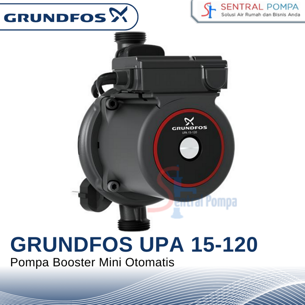 Pompa Booster Grundfos UPA 15-120 Pompa Pendorong Mini | Sentral Pompa