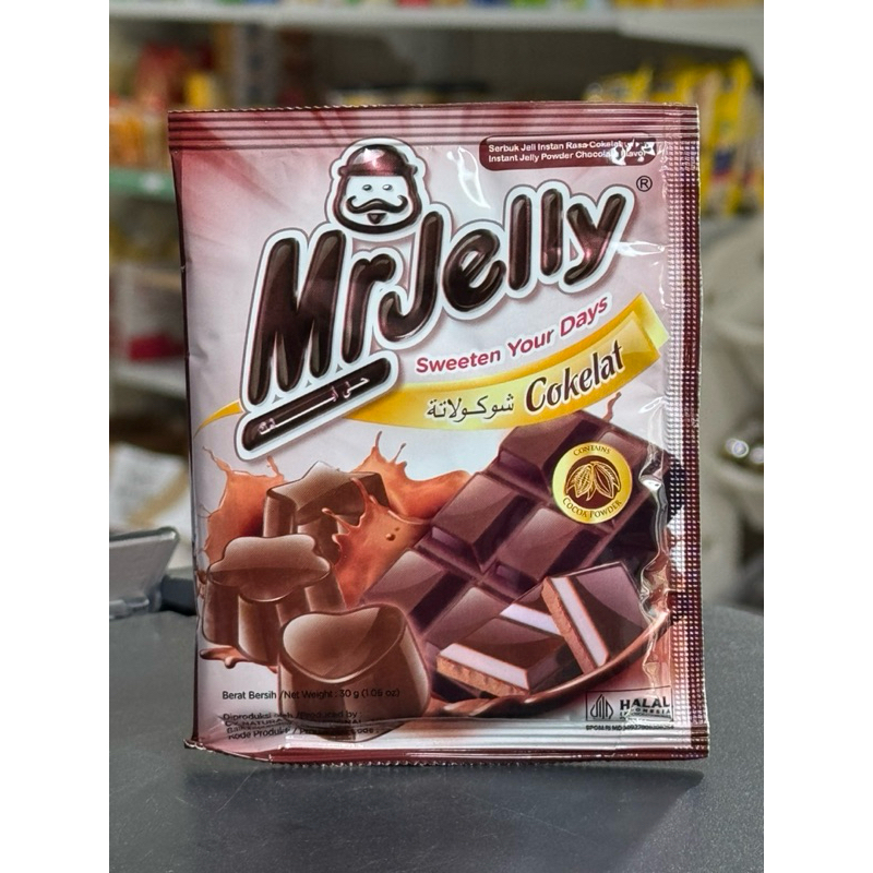 

Mr.Jelly Instant jelly powder / serbuk jeli instan rasa cokelat 30gr