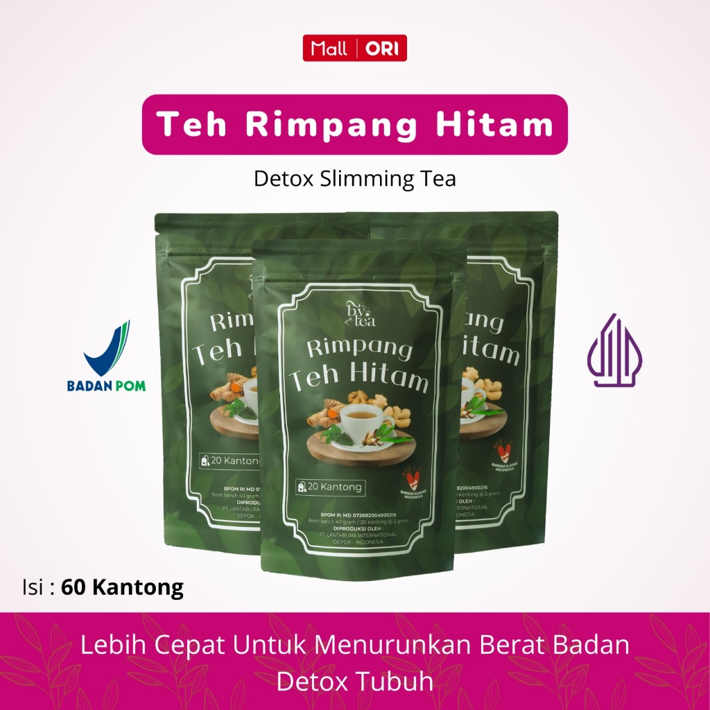 

Paket 3 Byetea Rimpang Hitam Teh Pelangsing Alami Detox Racun Dalam Tubuh