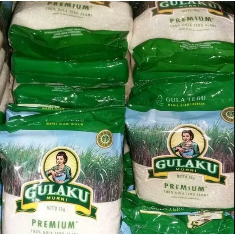 

GULAKU GULA PASIR GULA TEBU GULAKU PREMIUM KEMASAN 1KG