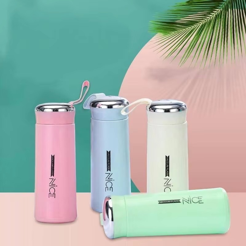NEW BOTOL MINUM KACA NICE DAY / BOTOL TUMBLER MINUM KACA NICE - 400 ML