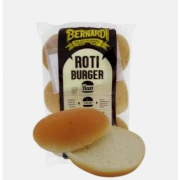 

BERNARDI Roti Burger Bun PLAIN isi 6 - GOSEND GRAB Only!!!