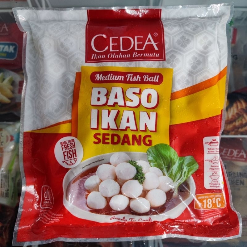 

Cedea Bakso Ikan Sedang 500g Medium Fish Ball