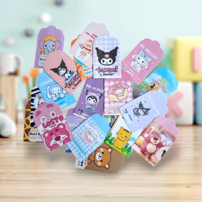 

Amplop Lebaran isi 10 pcs / Amplop lebaran karakter