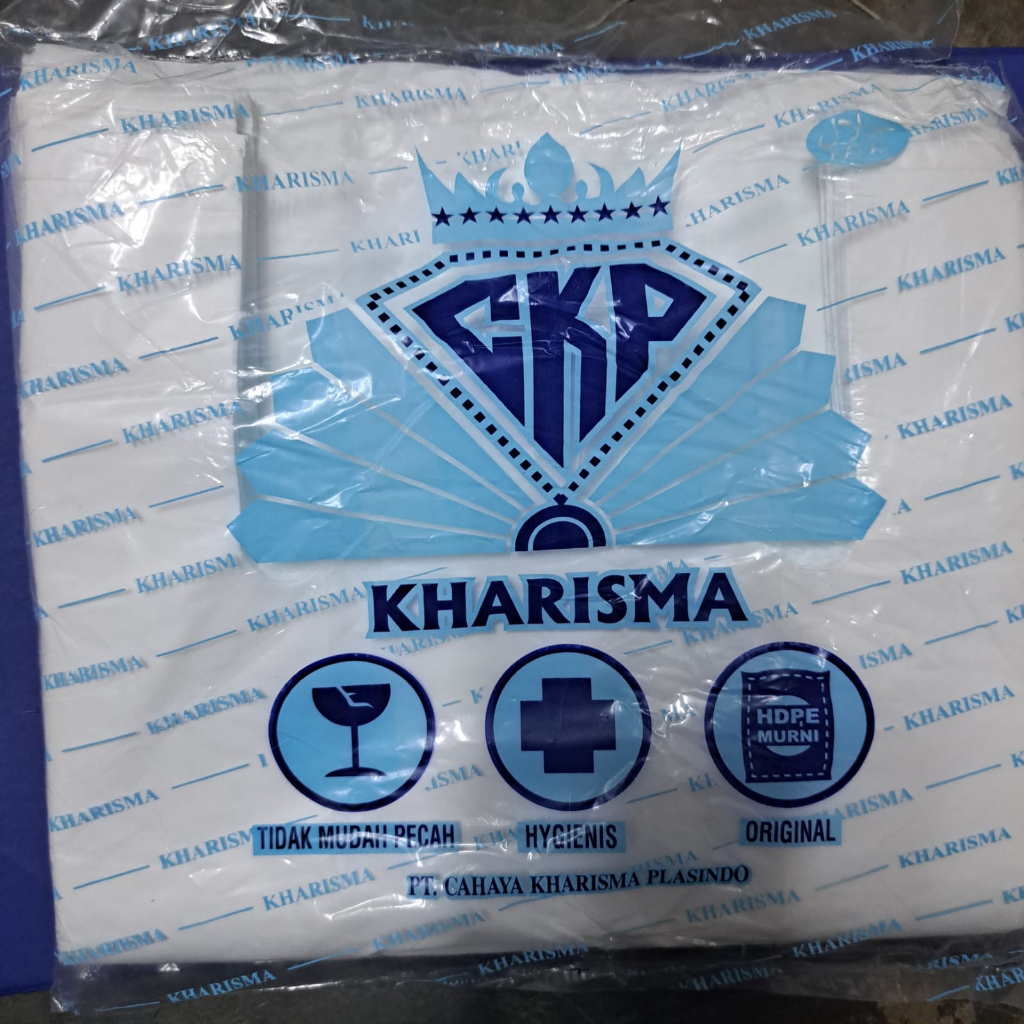 PLASTIK KRESEK KHARISMA PUTIH 28 CM TEBAL
