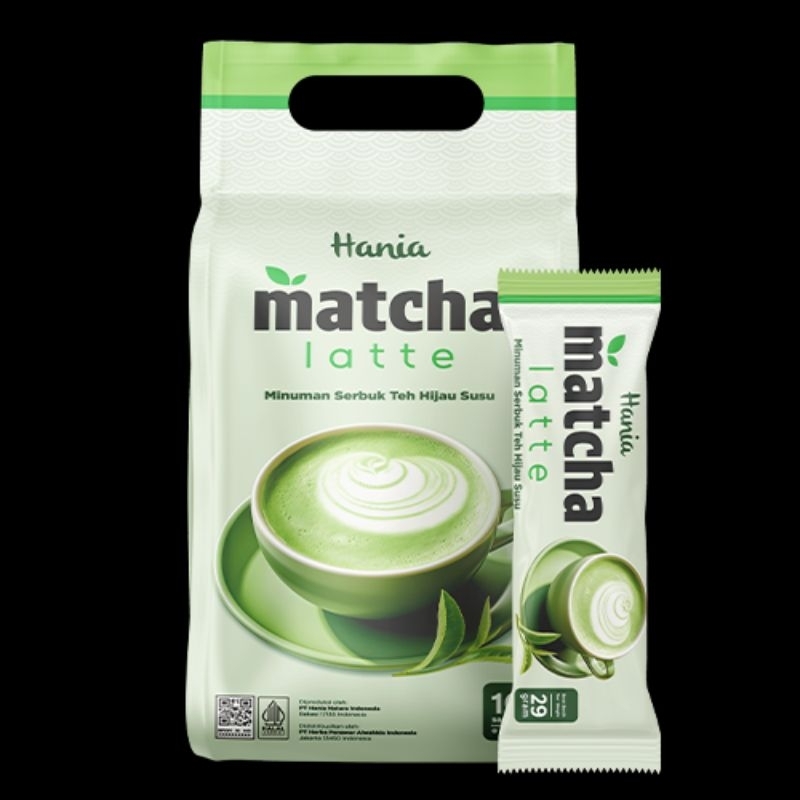 

Hania Matcha Latte Minuman Serbuk Teh Han Hijau Susu