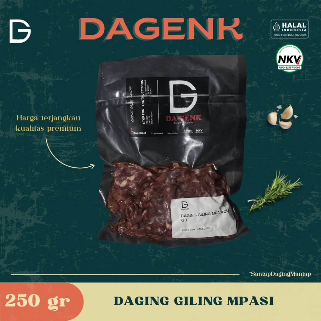 

Daging Giling MPASI Premium 250gr