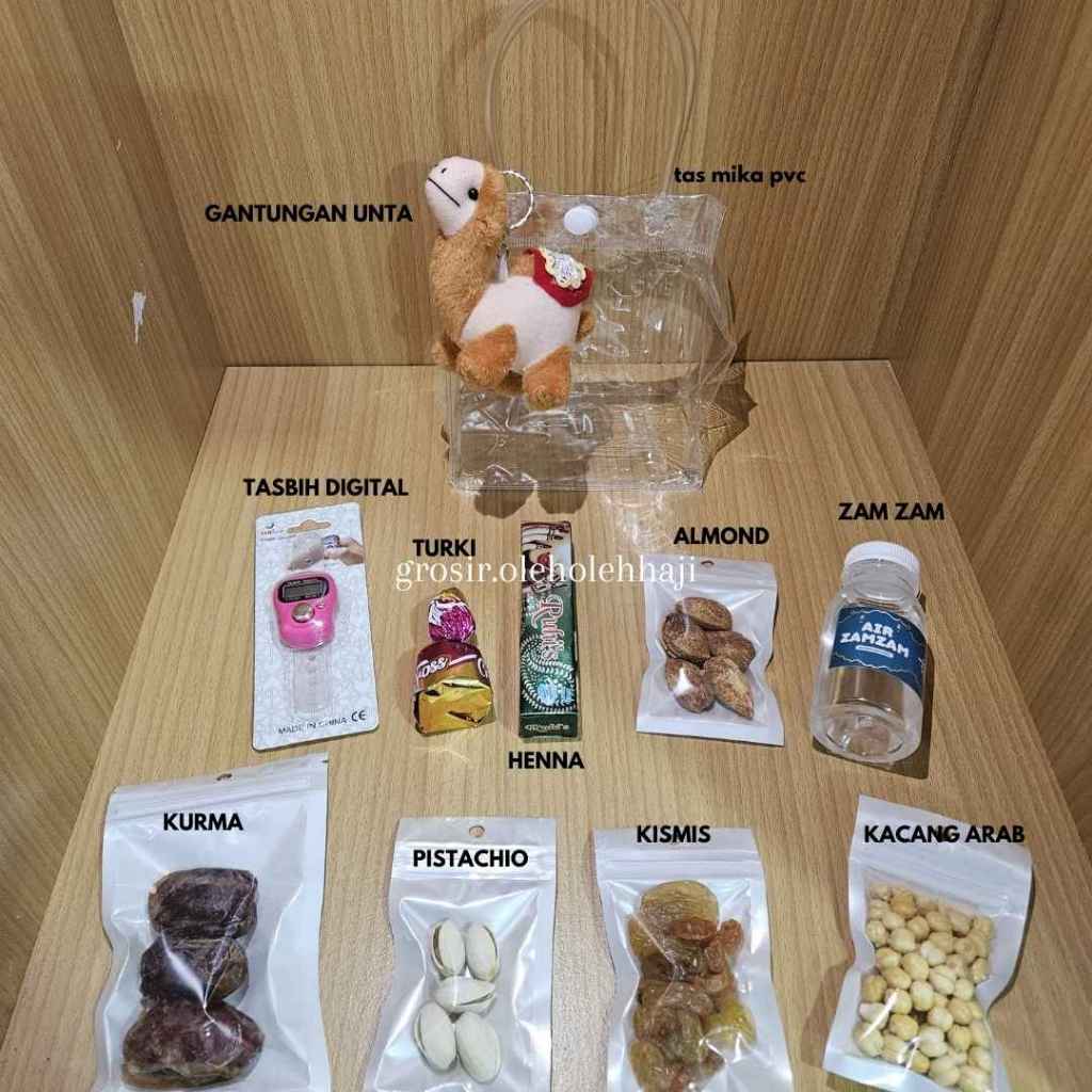 

PAKET EKSKLUSIF OLEH OLEH HAJI TAS MIKA LENGKAP 4
