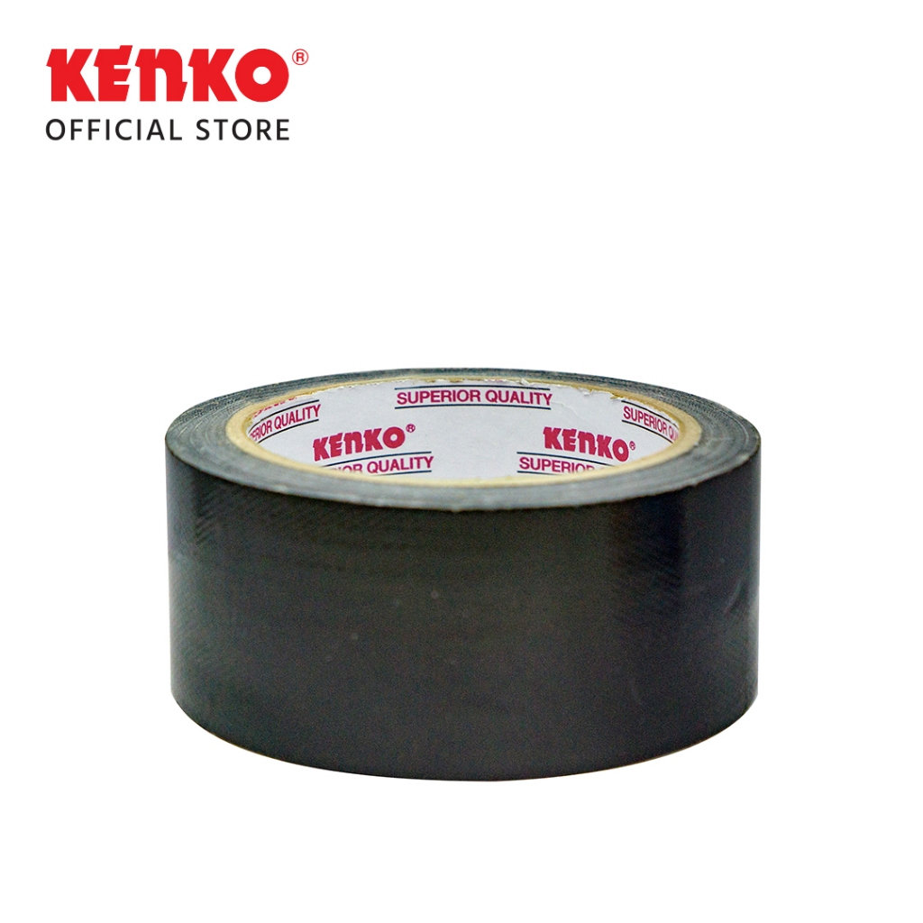 

KENKO CLOTH TAPE / LAKBAN HITAM 48 MM RED CORE SQ - BLACK (BT)