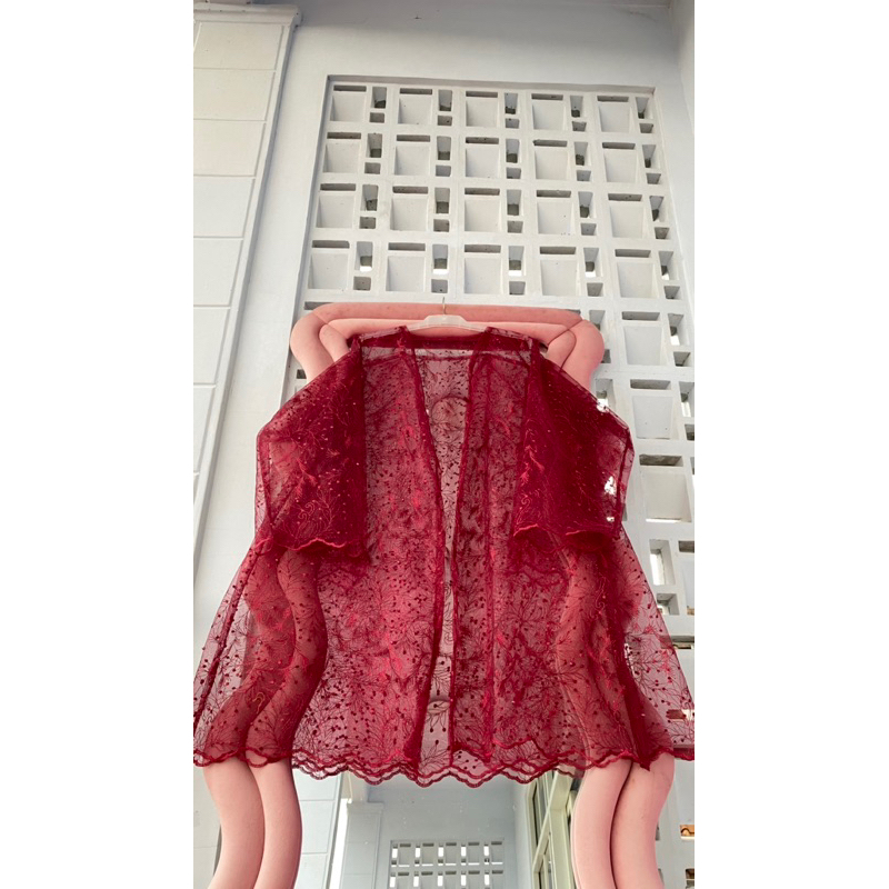 Outer Jumbo Brokat  CHANSAA LD 150 BB 90-130KG Kondangan Muslim Bigsize Mewah