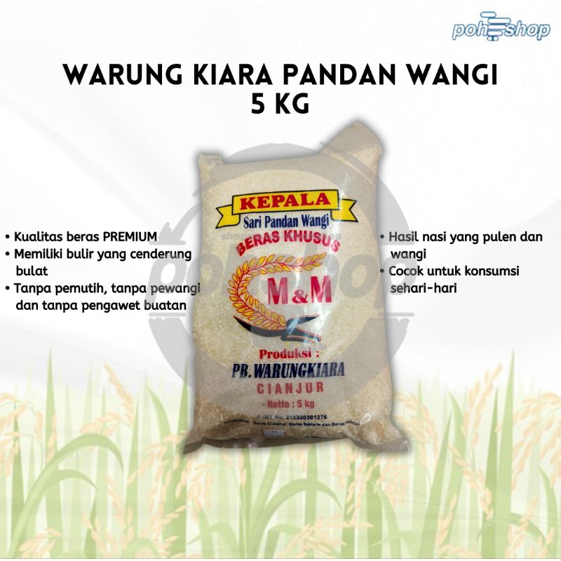 

[Warung Kiara] Beras Pandan Wangi 5 kg