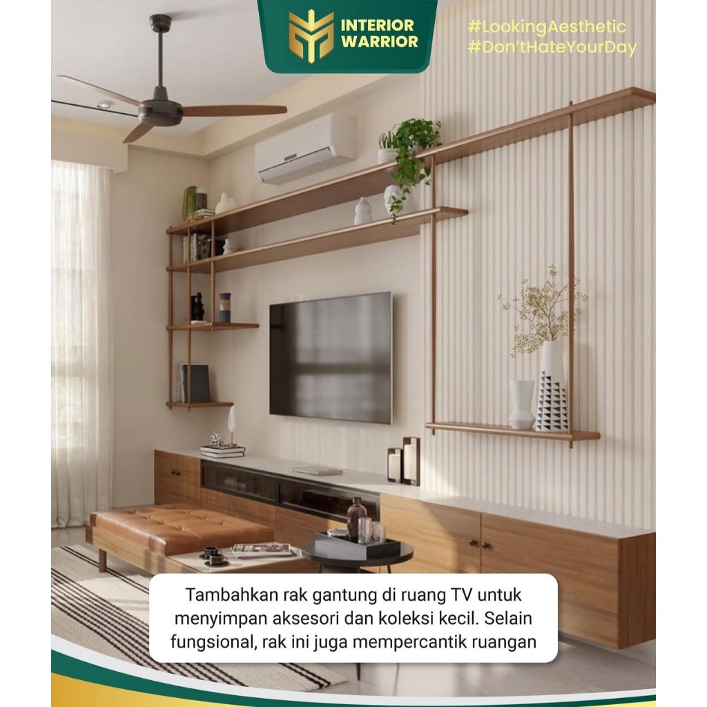 (TERBAIK) CUSTOM FURNITURE/KITCHEN SET-BACKDROP TV-WARDROBE-WALKIN CLOSET-RAK BAWAH TANGGA