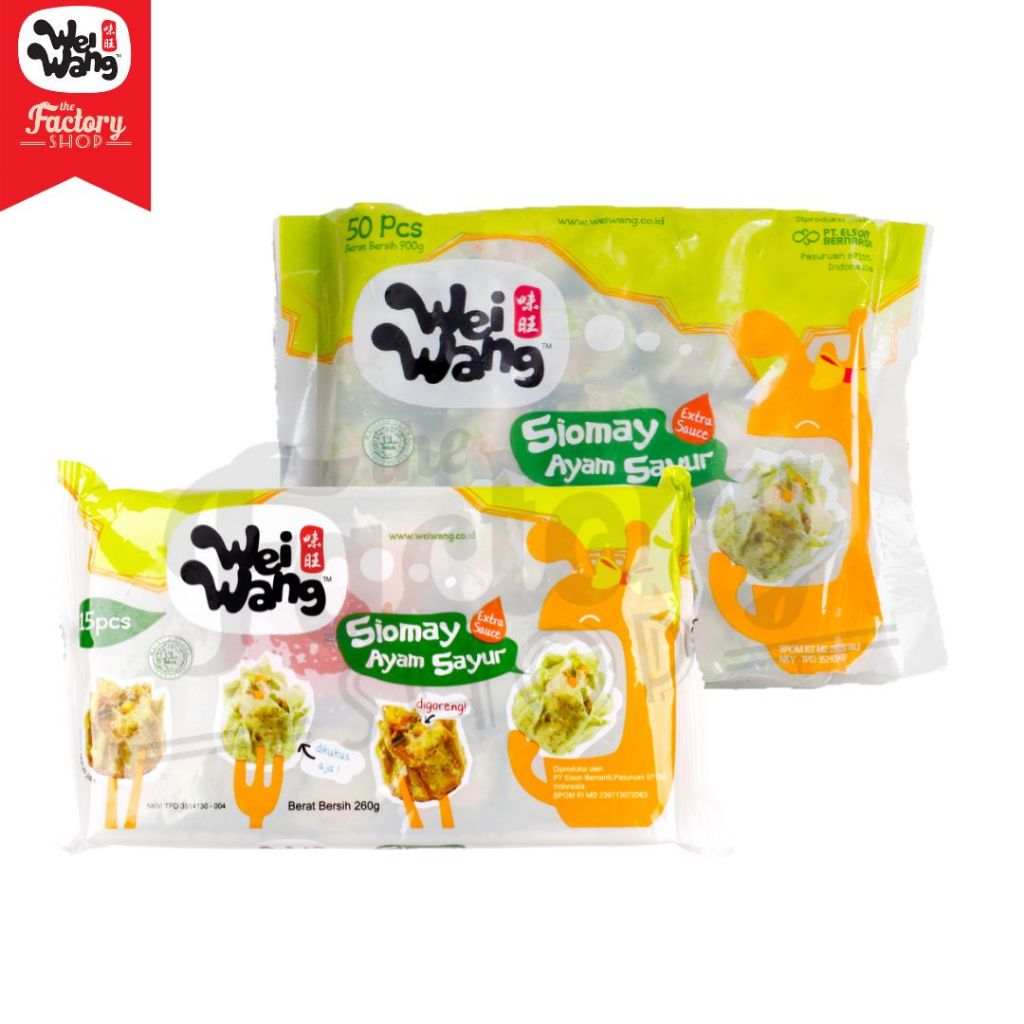 

Weiwang Siomay Ayam Vegie Chicken Sayur Wei Wang