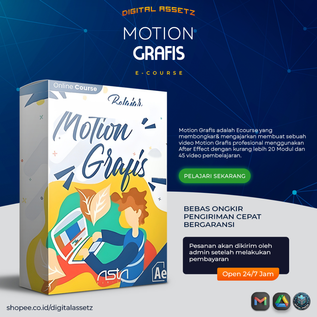 [EC354] GRAPHIC MOTION - Bongkar Cara Buat Motion Grafis Profesional - Course
