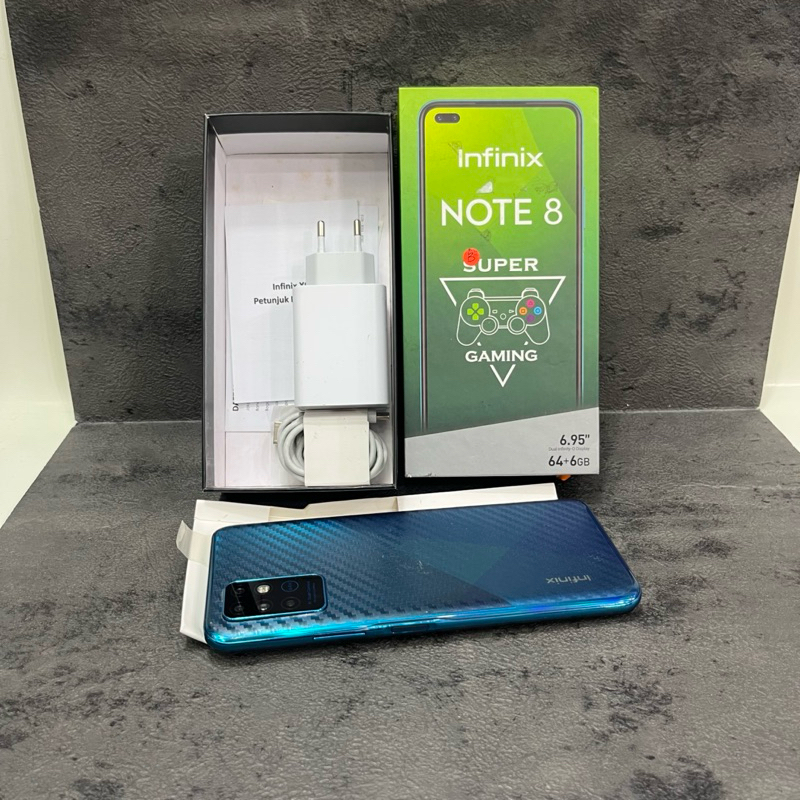 Infinix Note 8 6/64gb Fullset Second Garansi Resmi