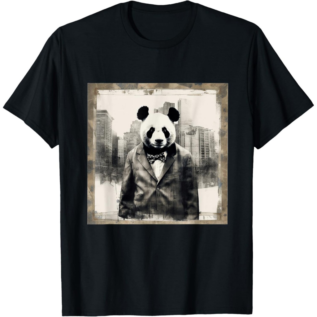 Karya seni Panda - seni hewan kaos panda