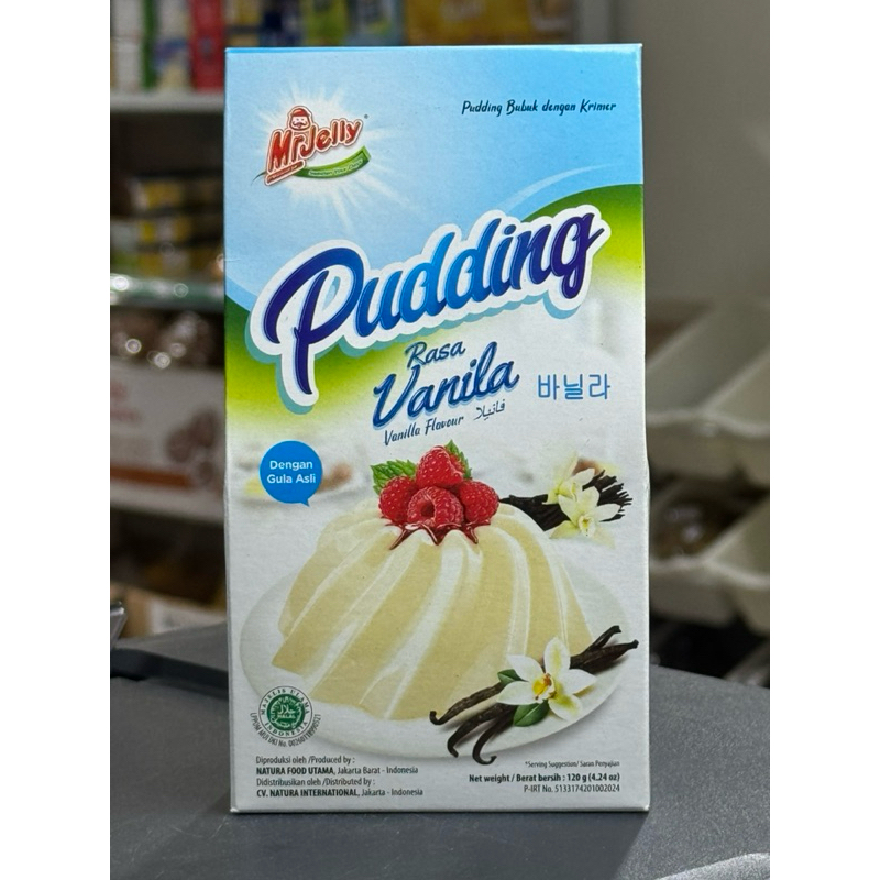 

Mr.Jelly Puddingbubuk dengan krimer rasa vanila 120gr