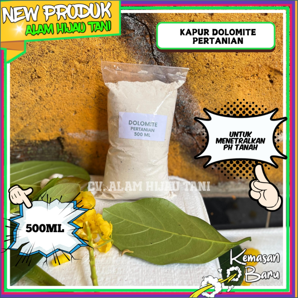 AHT - Kapur Dolomit Pertanian 500ml - Dolomit Pertanian - Kapur Pertanian Dolomit