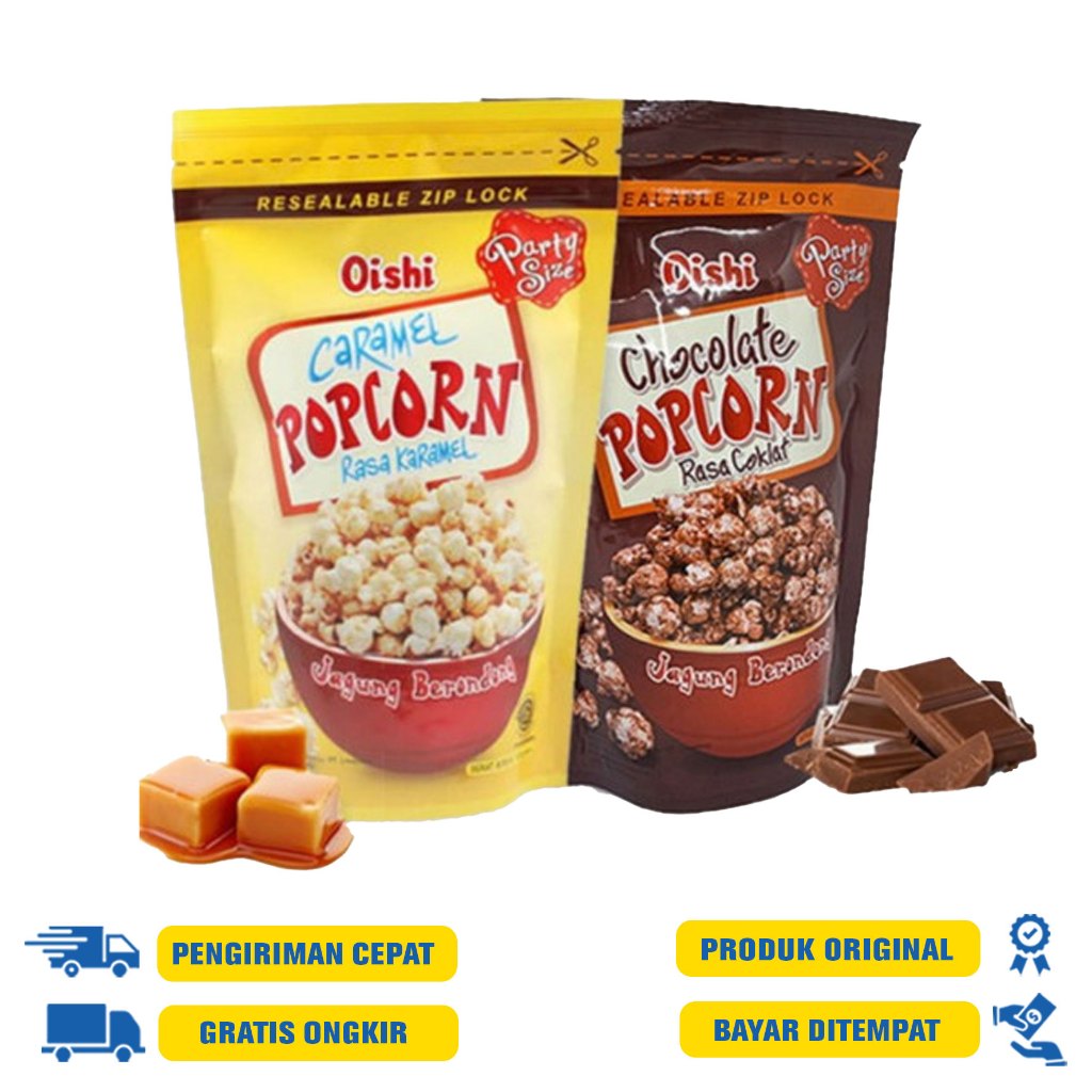 

OISHI POP CORN CARAMEL POUCH 100GR