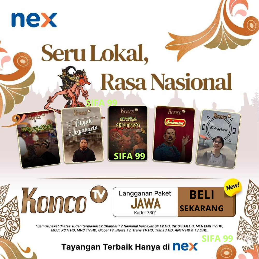 Paket NEX PARABOLA JAWA  NEX JOWO
