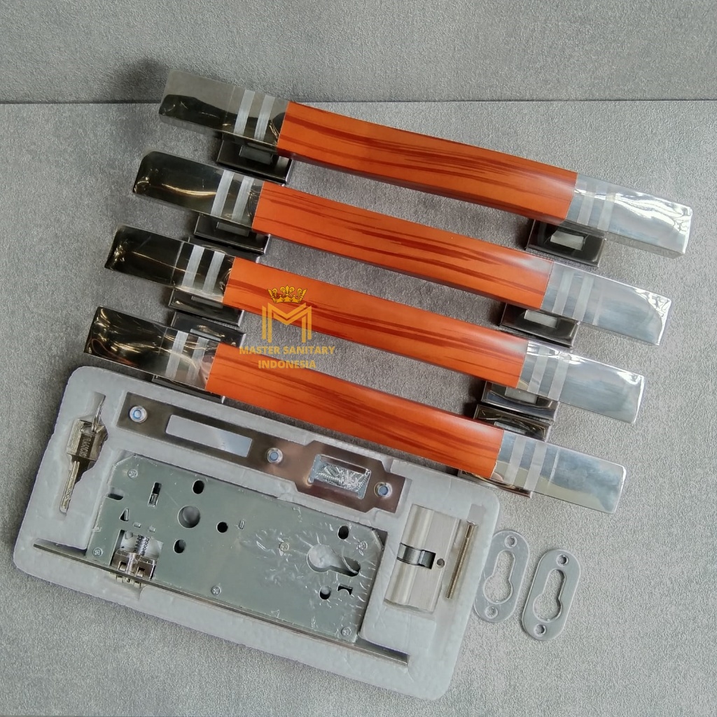 Gagang Pintu / Tarikan Pintu - 2psg + Body Kunci - Cobra