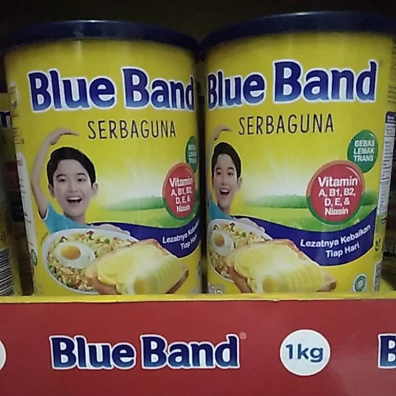 

Blue band Margarine Kaleng 1kg/blueband serbaguna/margarine