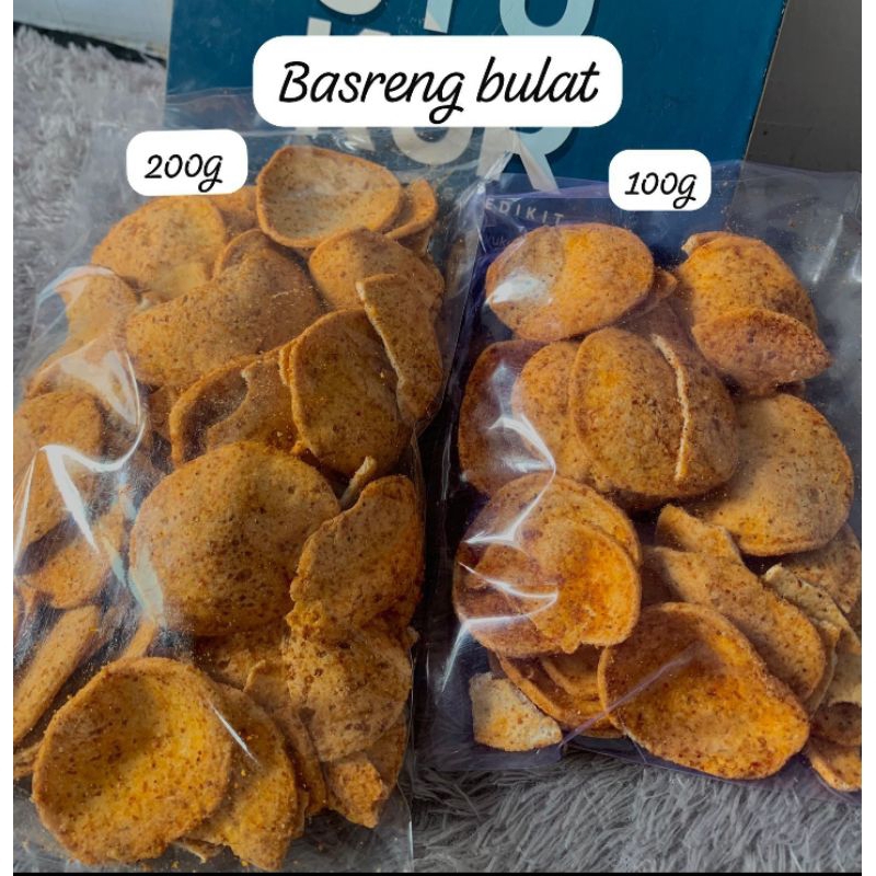 

Basreng Bulat Gurih Pedas – 100gr, 200gr, 250gr, 500gr