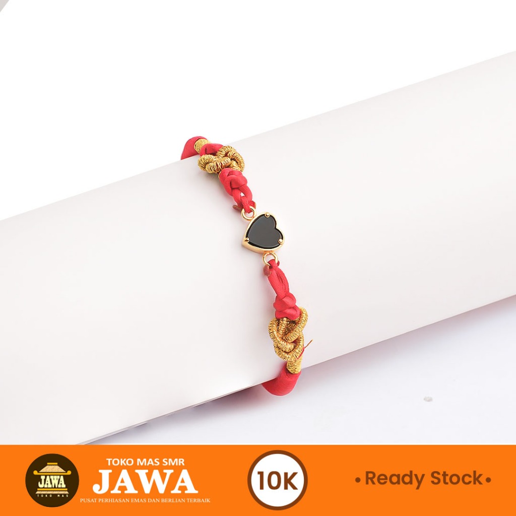 Gelang Tali Emas Lovely Kadar 10 Karat Toko Mas Jawa