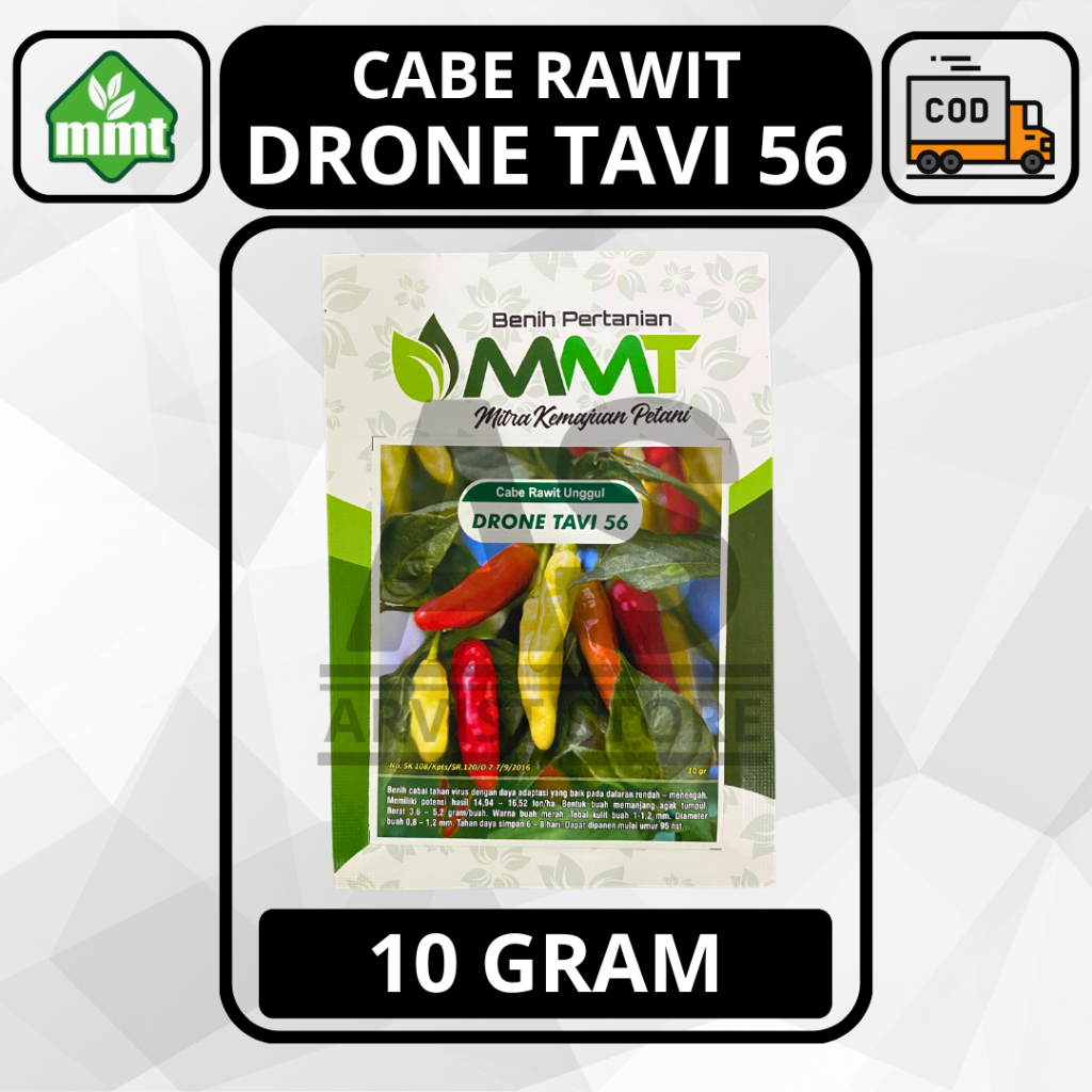 Benih Cabe Rawit DRONE TAVI 56 10 Gram MMT