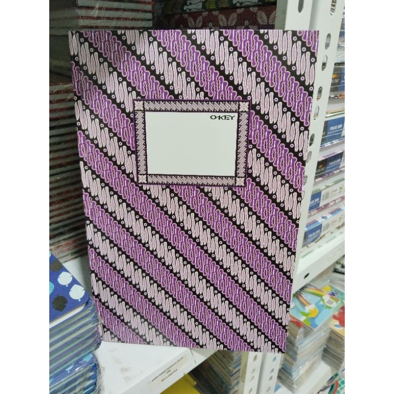 Buku Hardcover Logbook Folio 100 lmbr 1 pcs