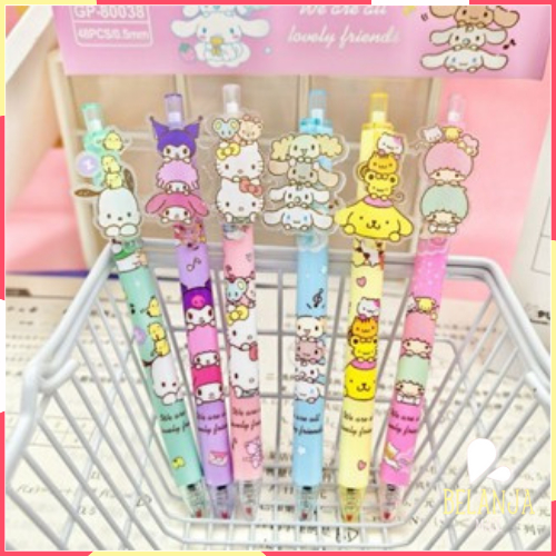 

PEN GEL MODEL CETEK KLIK SANRIO MELODY CINNAMOROLL KUROMI/PULPEN LUCU AKRILIK KARAKTER SANRIO Y3362