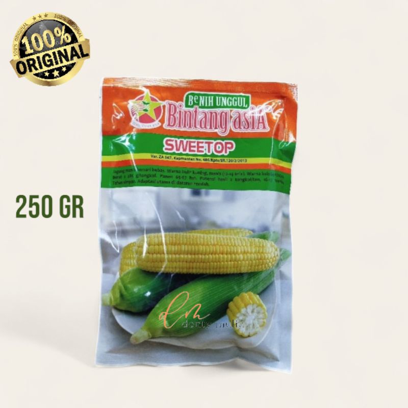 benih jagung manis SWEETOP 250gr cap bintang asia