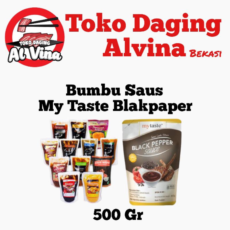 

Mytaste Black papper 500 gr-Toko Daging Alvina