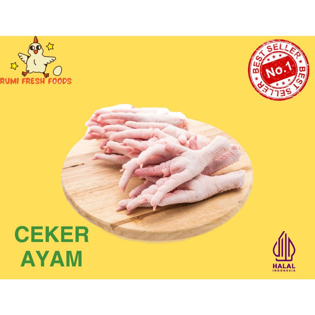 

Ceker Ayam pack 950gr - 1kg