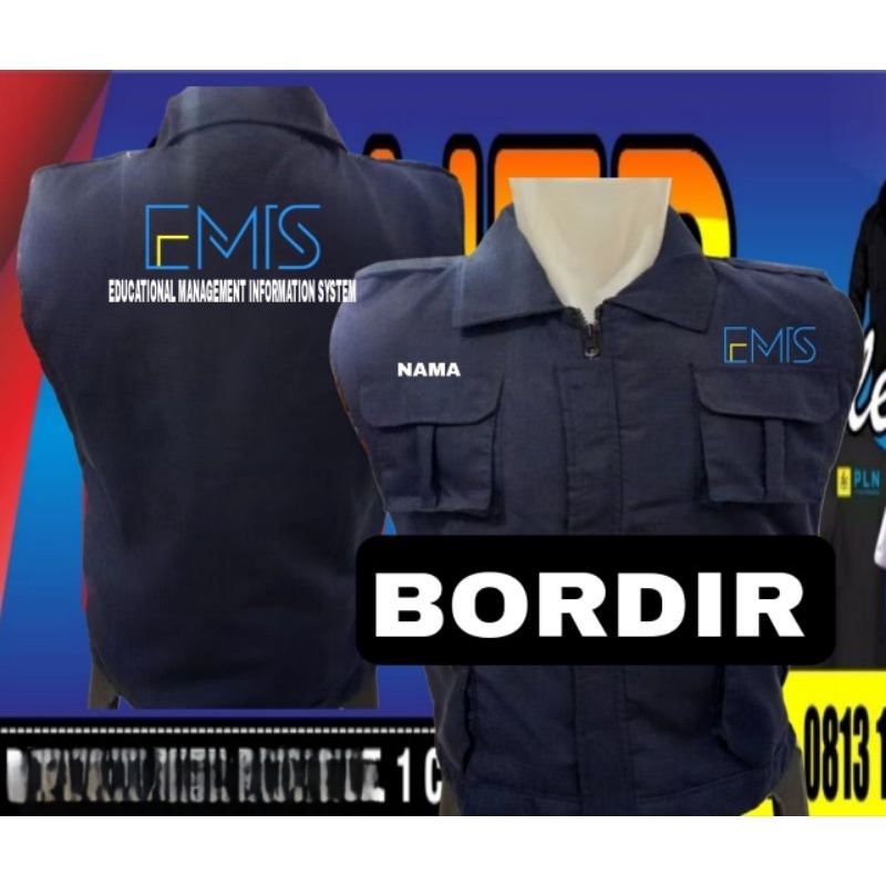 Rompi emis rompi kerja emis rompi seragam emis rompi vest emis rompi kerah emis rompi operator madra