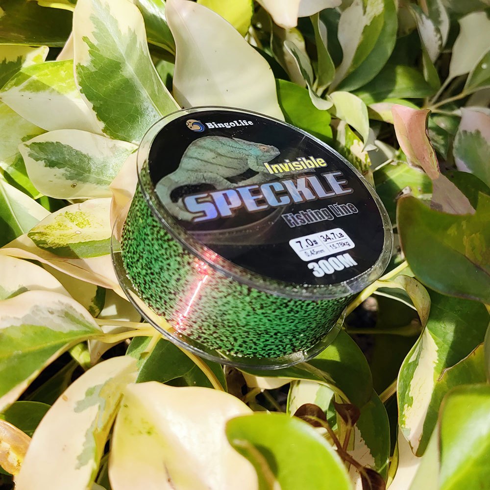 Super Speckle Senar Pancing 300m Monofilament Tak Terlihat Gradien Maroon Lanjutan Tali Pancing Bion