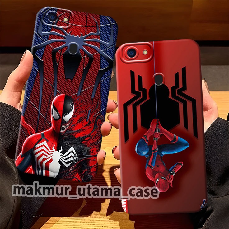 Casing Silikon Oppo F5 Oppo F5 Youth Oppo F9 Oppo F9 Pro Realme 2 Realme 2 Pro Motif Spiderman -  Ca