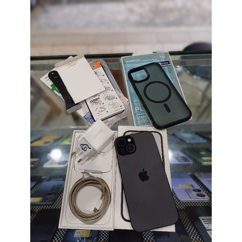 Iphone 15 256gb ( secend ibox bh 100 ori )