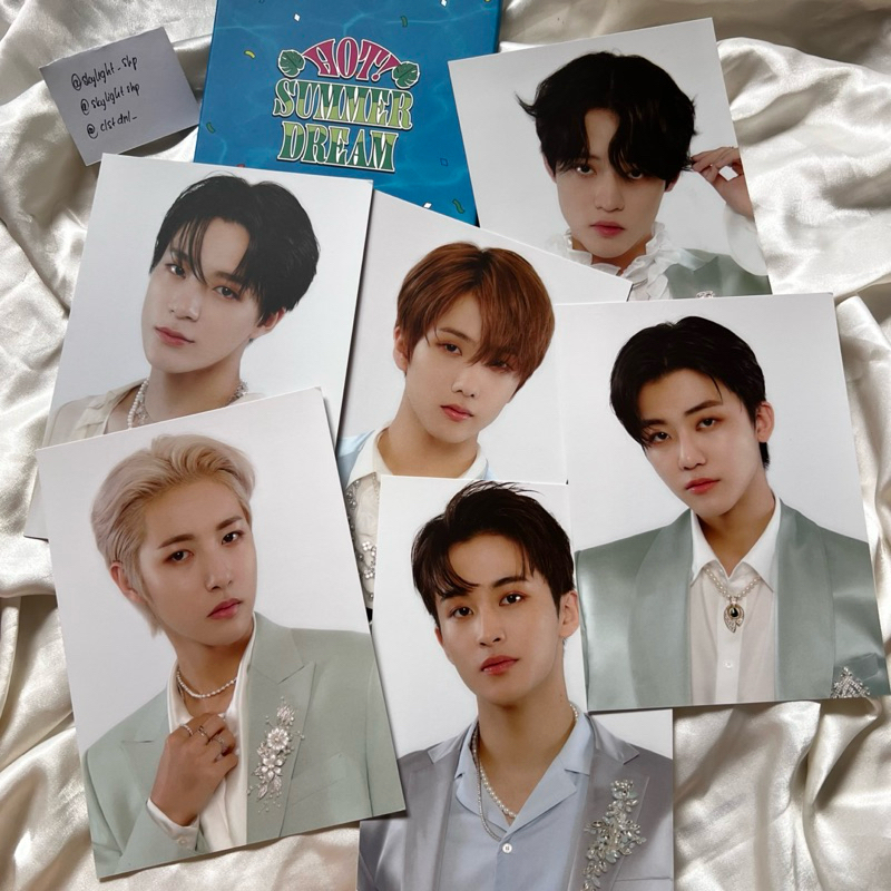 SHARING POSTCARD BOOK MD NCT DREAM ONLINE FANMEETING JENO JAEMIN RENJUN JISUNG CHENLE OFFCIAL