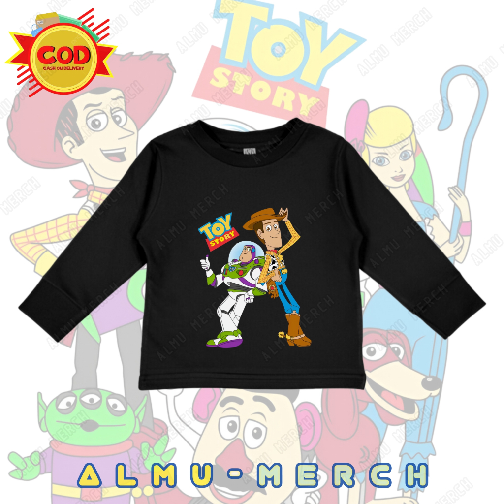 Kaos Anak Toy Story | Kaos Lengan Panjang Anak Toy Story Karakter