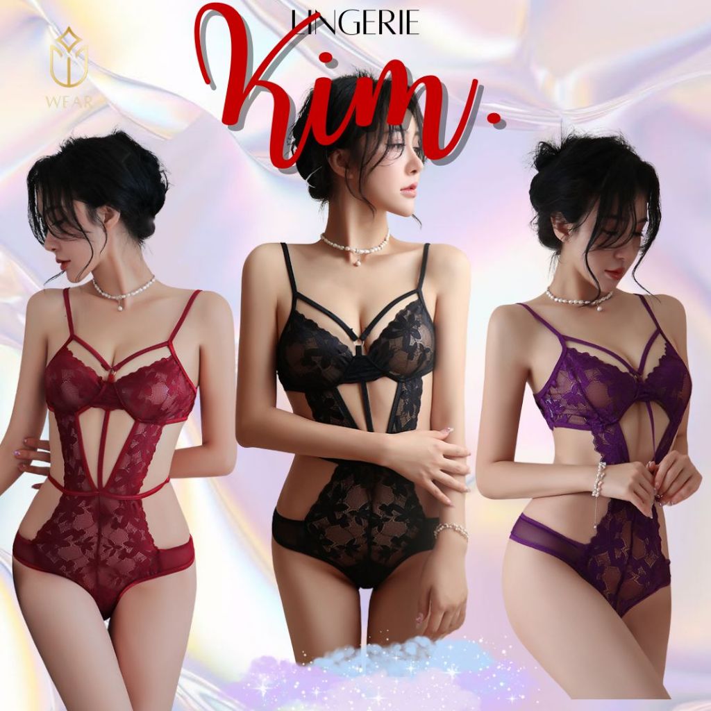 LINGERIE KIM 2020 SEXY DRESS JUMPSUIT CANTIK / Baju tidur Seksi wanita dewasa transparan