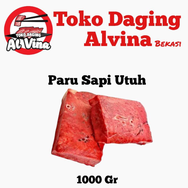 

Paru Sapi Utuh 1 kg+Toko Daging Alvina