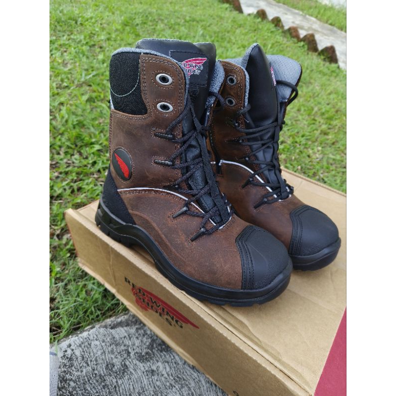 Red Wing Safety Shoes "3229" Size 41 & 42 (Baru, Lengkap Kotak) Bonus Oil
