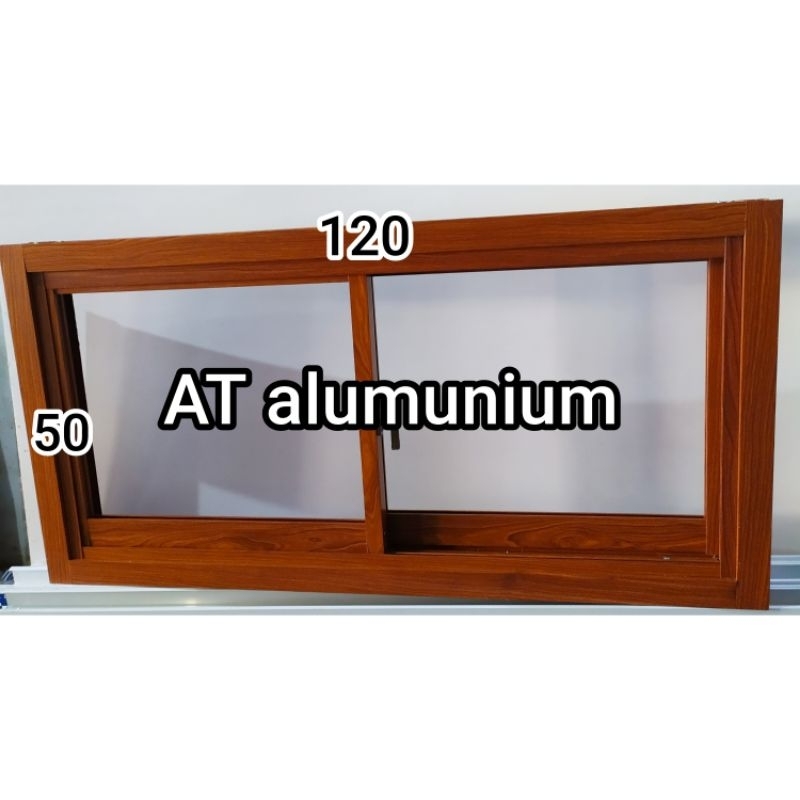 jendela sliding 60x120 serat kayu