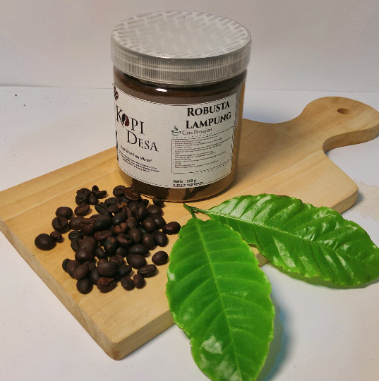 

Kopi Bubuk Robusta Lampung Kemasan 300 gram - Kopi Nikmat Harga murah dan berkualitas Coffee Gula Botol