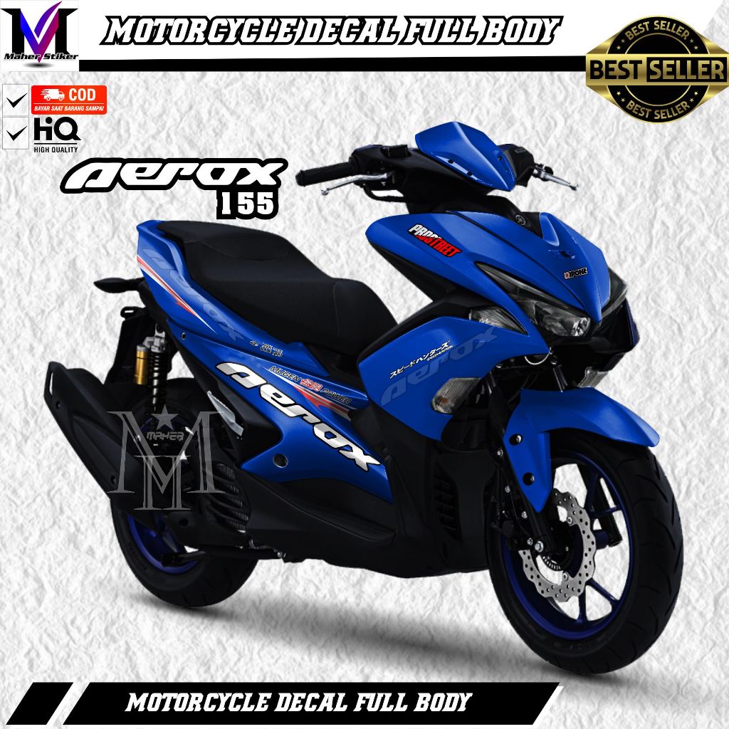 Decal Full Body Aerox 155 Old Variasi Polos