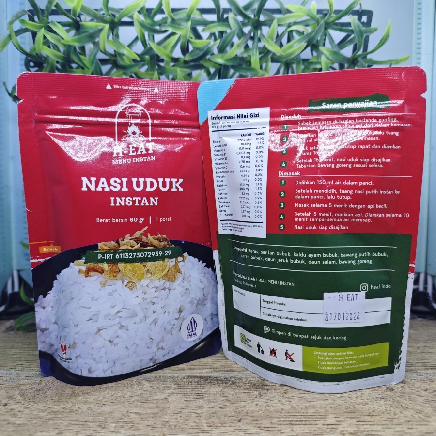 

H EAT NASI UDUK INSTAN 1 PORSI